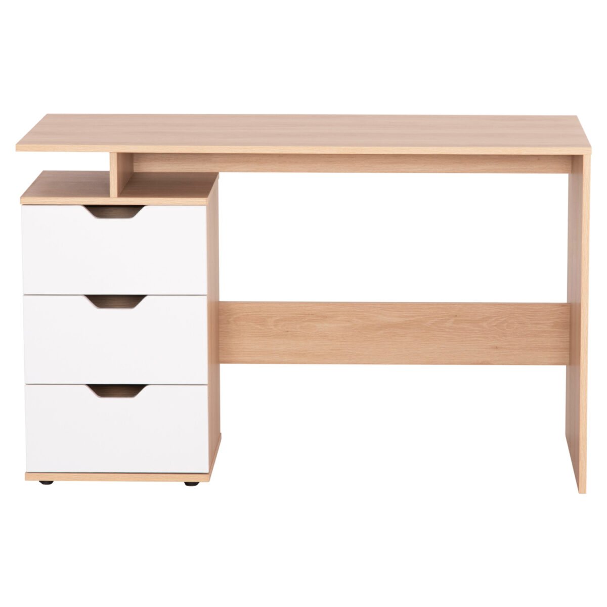 ΓΡΑΦΕΙΟ ΜΕ ΣΥΡΤΑΡΙΑ COLT HM18291 ΜΕΛΑΜΙΝΗ ΣΕ ΛΕΥΚΟ-SONAMA 120x53x75Υεκ. - Image 3