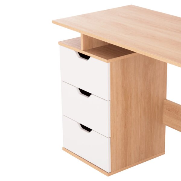 ΓΡΑΦΕΙΟ ΜΕ ΣΥΡΤΑΡΙΑ COLT HM18291 ΜΕΛΑΜΙΝΗ ΣΕ ΛΕΥΚΟ-SONAMA 120x53x75Υεκ. - Image 7