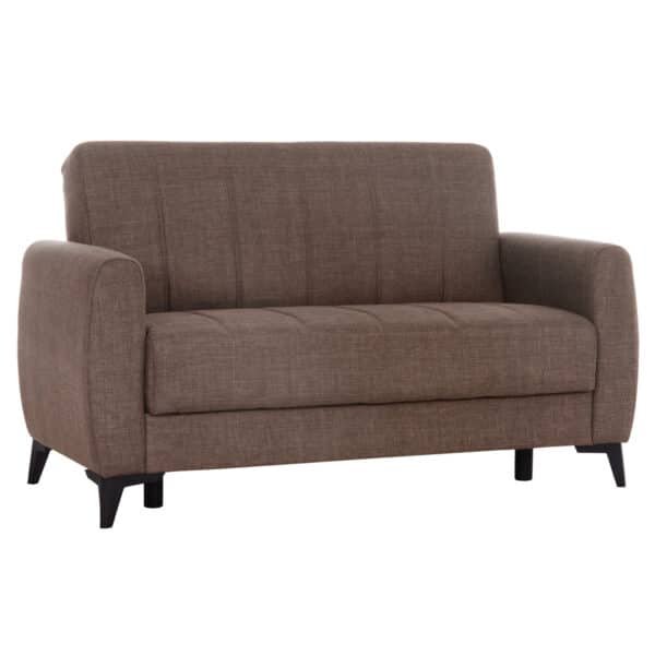 ΚΑΝΑΠΕΣ ΚΡΕΒΑΤΙ ΜΕ ΑΠΟΘ.ΧΩΡΟ ΔΙΘΕΣΙΟΣ NIKKO HM3293.02 ΚΑΦΕ ΥΦΑΣΜΑ 144x75x84Υεκ.