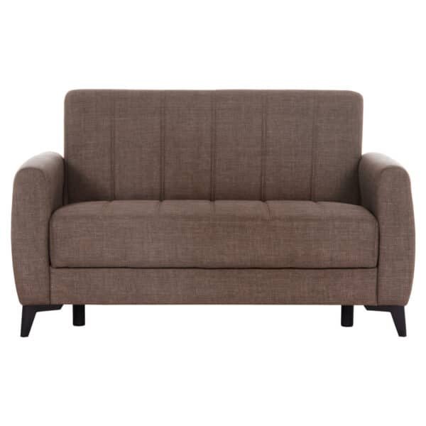 ΚΑΝΑΠΕΣ ΚΡΕΒΑΤΙ ΜΕ ΑΠΟΘ.ΧΩΡΟ ΔΙΘΕΣΙΟΣ NIKKO HM3293.02 ΚΑΦΕ ΥΦΑΣΜΑ 144x75x84Υεκ. - Image 4