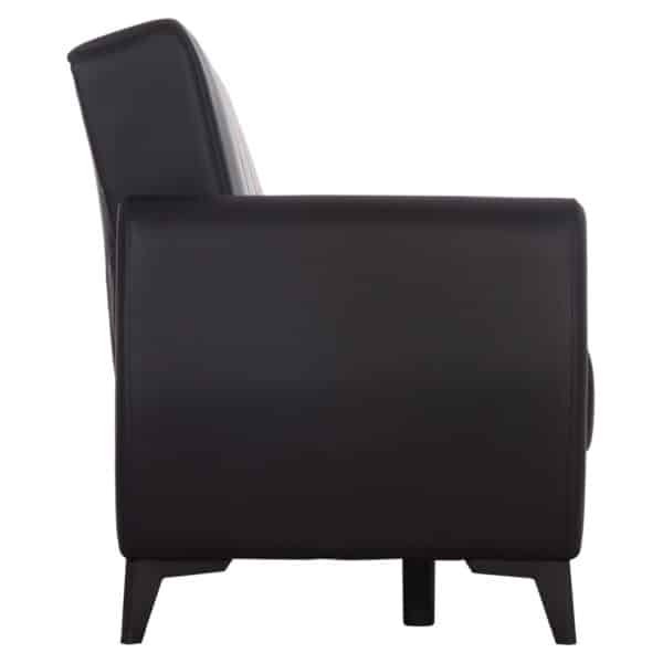 ΚΑΝΑΠΕΣ ΚΡΕΒΑΤΙ ΜΕ ΑΠΟΘ.ΧΩΡΟ ΔΙΘΕΣΙΟΣ NIKKO HM3293.11 ΜΑΥΡΟ PU 144x75x84Υεκ. - Image 6