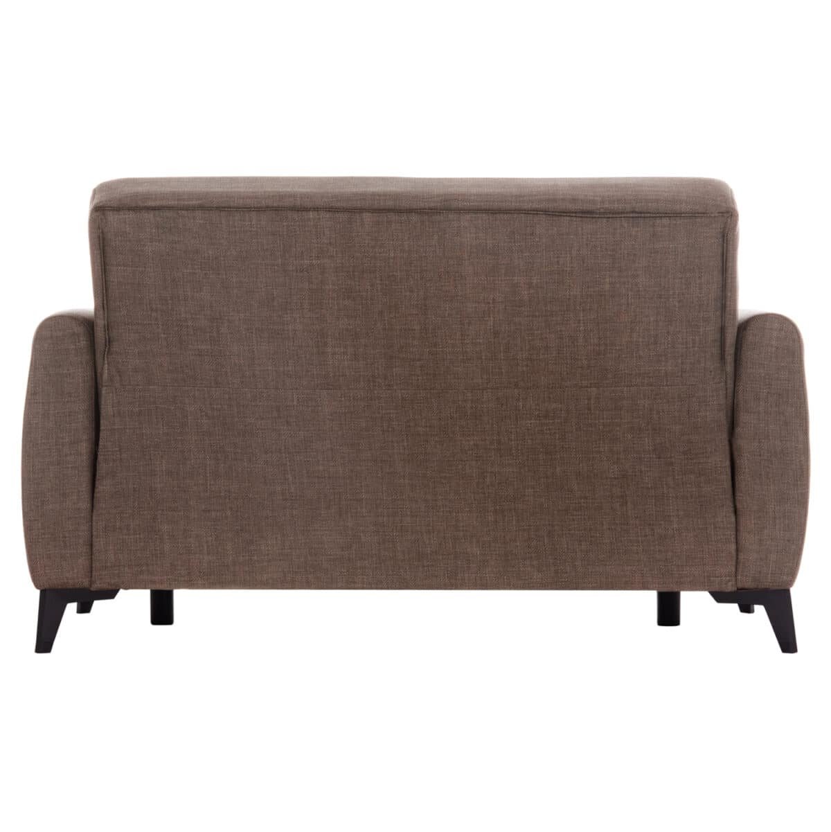 ΚΑΝΑΠΕΣ ΚΡΕΒΑΤΙ ΜΕ ΑΠΟΘ.ΧΩΡΟ ΔΙΘΕΣΙΟΣ NIKKO HM3293.02 ΚΑΦΕ ΥΦΑΣΜΑ 144x75x84Υεκ. - Image 7