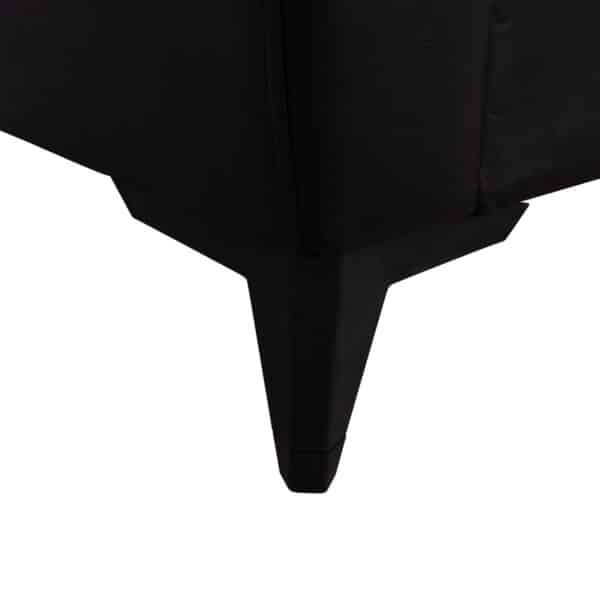 ΚΑΝΑΠΕΣ ΚΡΕΒΑΤΙ ΜΕ ΑΠΟΘ.ΧΩΡΟ ΔΙΘΕΣΙΟΣ NIKKO HM3293.11 ΜΑΥΡΟ PU 144x75x84Υεκ. - Image 10