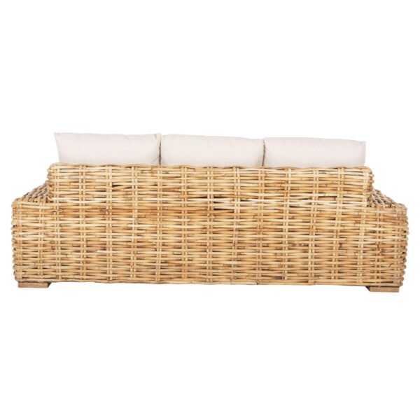 ΚΑΝΑΠΕΣ ΤΡΙΘΕΣΙΟΣ ΕΞ.ΧΩΡΟΥ TROPEL HM9808 ΞΥΛΟ MANGO-RATTAN ΦΥΣΙΚΟ-ΛΕΥΚΑ ΜΑΞΙΛΑΡΙΑ 216x88x85Υεκ - Image 6