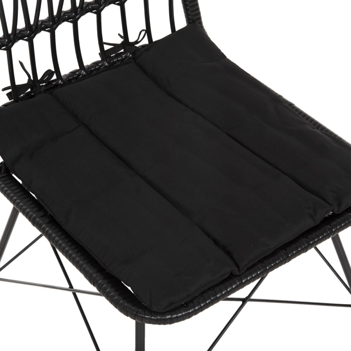 ΚΑΡΕΚΛΑ ΕΞ.ΧΩΡΟΥ ALLEGRA HM5453.12 ΜΕΤΑΛΛΟ-ΜΑΞΙΛΑΡΙ-WICKER ΜΑΥΡΟ 52x52x83,5Yεκ. - Image 8