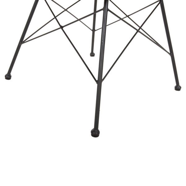 ΚΑΡΕΚΛΑ ΕΞΩΤ.ΧΩΡΟΥ ALLEGRA & ΜΑΞΙΛΑΡΙ HM5451.11 ΜΕΤΑΛΛΟ ΜΑΥΡΟ-ΜΠΕΖ WICKER 52x51.5x83.5Y - Image 10