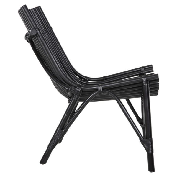 ΚΑΡΕΚΛΑ ΕΞΩΤ.ΧΩΡΟΥ CELLION HM9812.02 ΡΑΒΔΟΙ RATTAN ΣΕ ΜΑΥΡΟ ΧΡΩΜΑ 76x72x83Υεκ. - Image 4