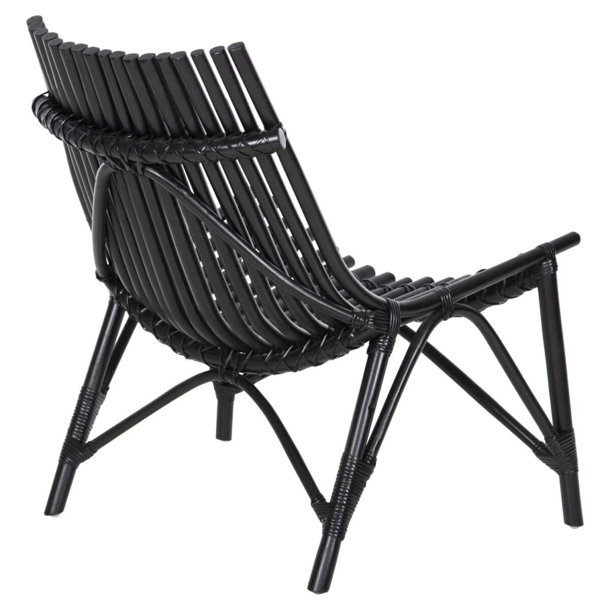 ΚΑΡΕΚΛΑ ΕΞΩΤ.ΧΩΡΟΥ CELLION HM9812.02 ΡΑΒΔΟΙ RATTAN ΣΕ ΜΑΥΡΟ ΧΡΩΜΑ 76x72x83Υεκ. - Image 5