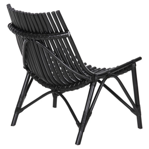 ΚΑΡΕΚΛΑ ΕΞΩΤ.ΧΩΡΟΥ CELLION HM9812.02 ΡΑΒΔΟΙ RATTAN ΣΕ ΜΑΥΡΟ ΧΡΩΜΑ 76x72x83Υεκ. - Image 5