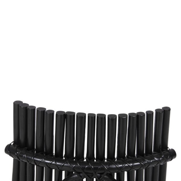 ΚΑΡΕΚΛΑ ΕΞΩΤ.ΧΩΡΟΥ CELLION HM9812.02 ΡΑΒΔΟΙ RATTAN ΣΕ ΜΑΥΡΟ ΧΡΩΜΑ 76x72x83Υεκ. - Image 8