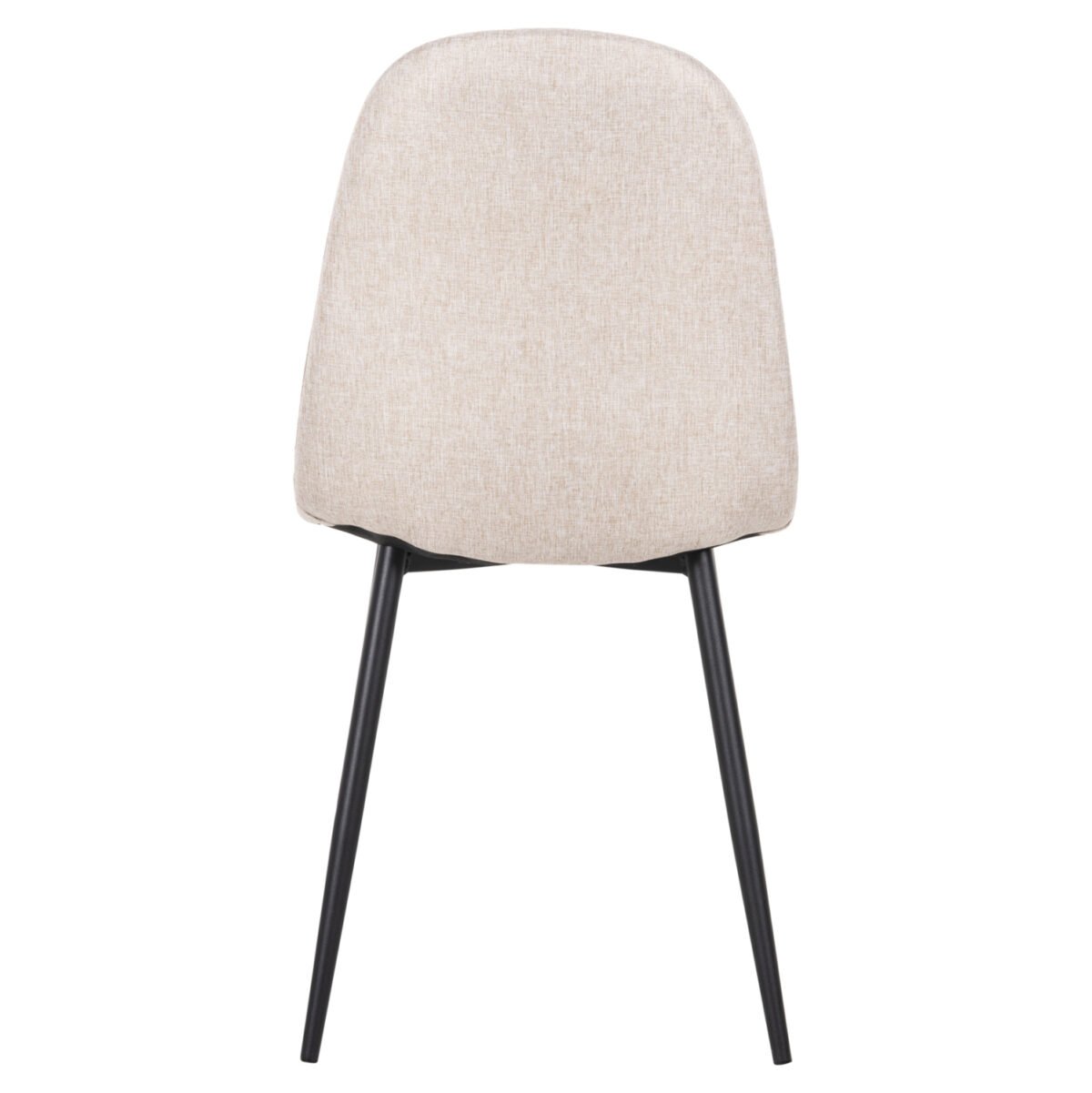 ΚΑΡΕΚΛΑ LEONARDO HM00100.27 ΥΦΑΣΜΑ ΜΠΕΖ & ΜΑΥΡΑ ΜΕΤΑΛ. ΠΟΔΙΑ 42x49,5x89Υεκ. - Image 6