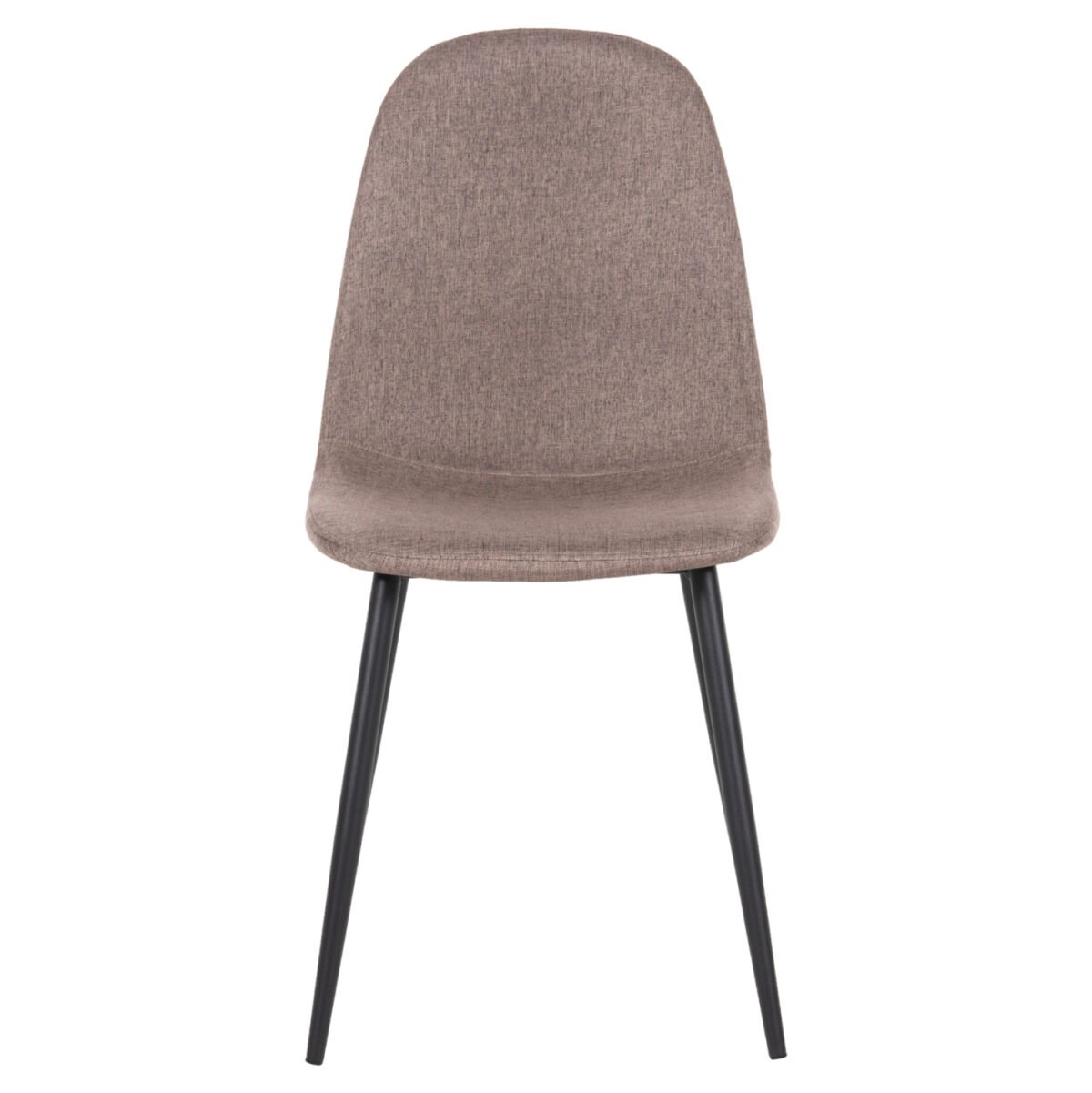 ΚΑΡΕΚΛΑ LEONARDO HM00100.28 ΥΦΑΣΜΑ ΣΚΟΥΡΟ ΜΠΕΖ & ΜΑΥΡΑ ΜΕΤΑΛ. ΠΟΔΙΑ 42x49,5x89Υεκ. - Image 3