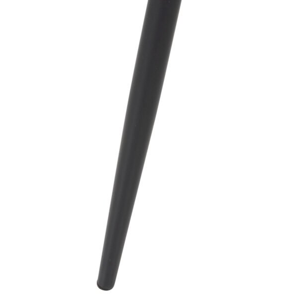 ΚΑΡΕΚΛΑ LEONARDO HM00100.28 ΥΦΑΣΜΑ ΣΚΟΥΡΟ ΜΠΕΖ & ΜΑΥΡΑ ΜΕΤΑΛ. ΠΟΔΙΑ 42x49,5x89Υεκ. - Image 10