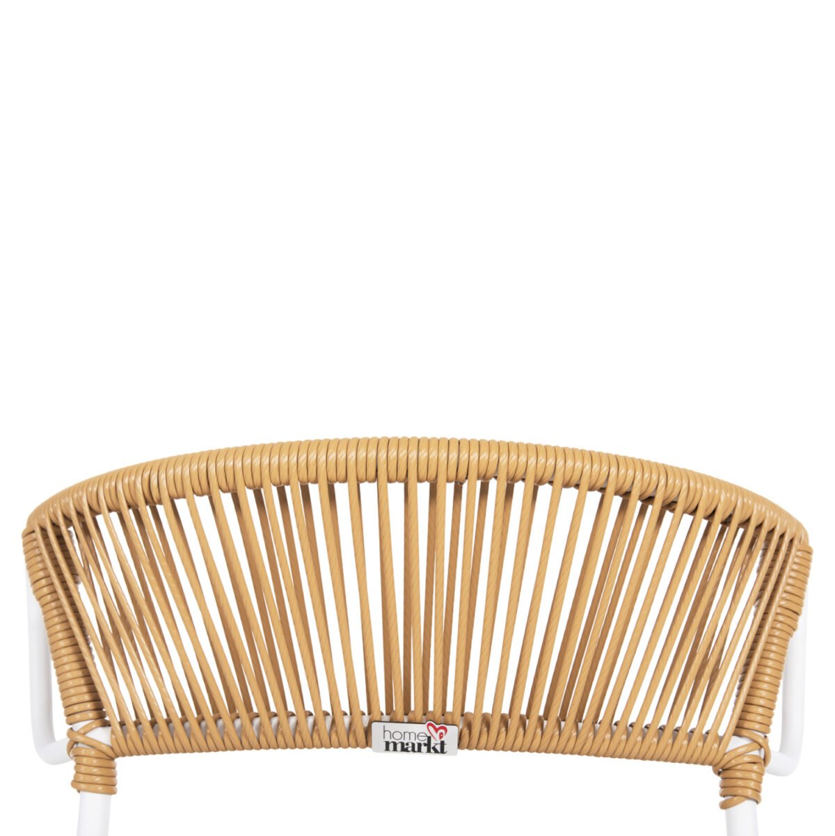 ΚΑΡΕΚΛΑ SUKI HM6053.01 ΜΕΤΑΛΛO ΛΕΥΚΟ KAI ΣΥΝΘ. RATTAN ΣΕ ΦΥΣΙΚΟ 54x62x80Υεκ - Image 9