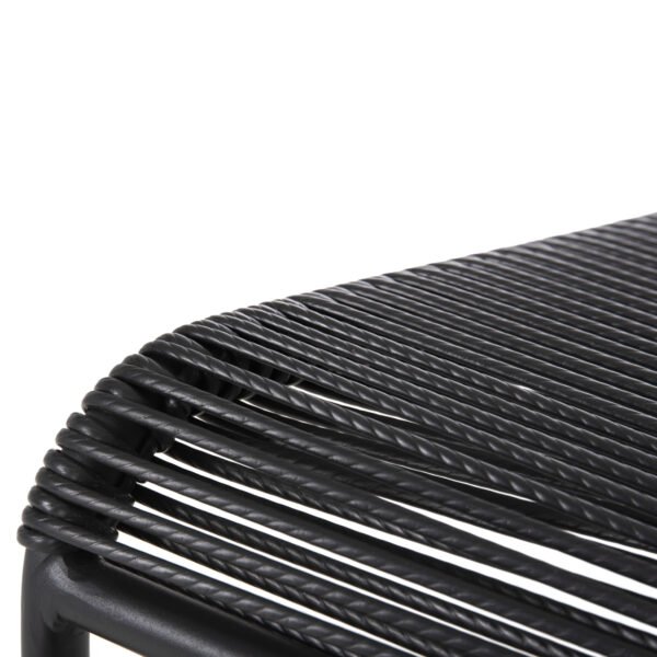 ΚΑΡΕΚΛΑ SUKI HM6053.02 ΜΕΤΑΛΛO KAI ΣΥΝΘΕΤΙΚΟ RATTAN ΣΕ ΜΑΥΡΟ 54x62x80Υεκ - Image 8