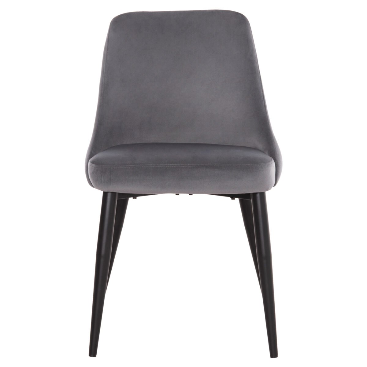 ΚΑΡΕΚΛΑ SERENITY HM8527.11 ΒΕΛΟΥΔΟ ΓΚΡΙ ΜΕ ΜΑΥΡΑ ΜΕΤΑΛΛΙΚΑ ΠΟΔΙΑ 51x54x83,5Υεκ. - Image 3