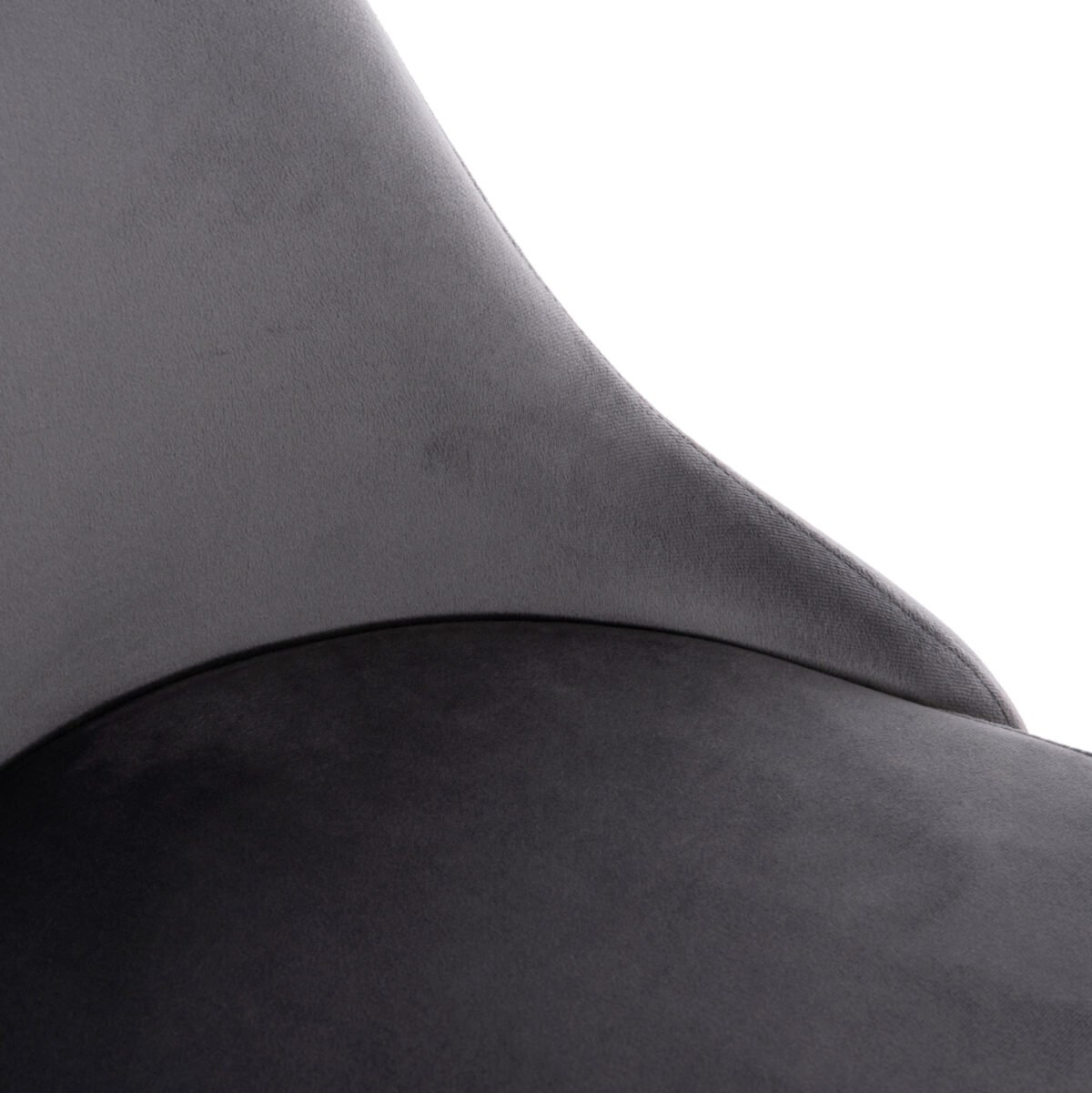 ΚΑΡΕΚΛΑ SERENITY HM8527.11 ΒΕΛΟΥΔΟ ΓΚΡΙ ΜΕ ΜΑΥΡΑ ΜΕΤΑΛΛΙΚΑ ΠΟΔΙΑ 51x54x83,5Υεκ. - Image 8