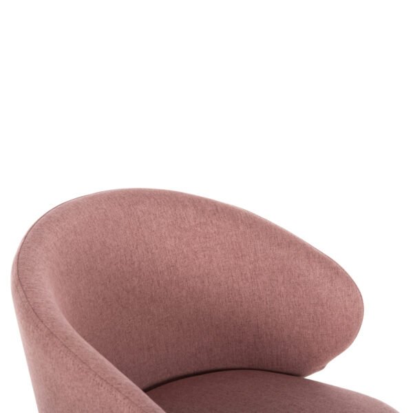 ΚΑΡΕΚΛΑ ISIAH HM9615.02 ΣΑΠΙΟ ΜΗΛΟ ΥΦΑΣΜΑ-ΜΑΥΡΑ ΜΕΤΑΛΛΙΚΑ ΠΟΔΙΑ 56x56x76Υ εκ. - Image 8