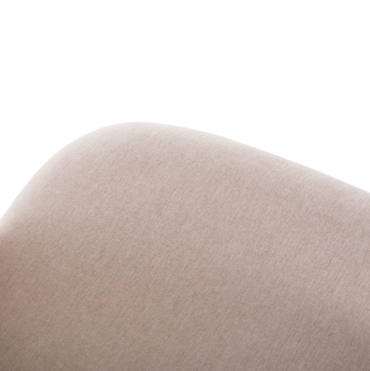 ΚΑΡΕΚΛΑ ISIAH HM9615.03 ΜΠΕΖ ΥΦΑΣΜΑ-ΜΑΥΡΑ ΜΕΤΑΛΛΙΚΑ ΠΟΔΙΑ 56x56x76Υ εκ. - Image 9