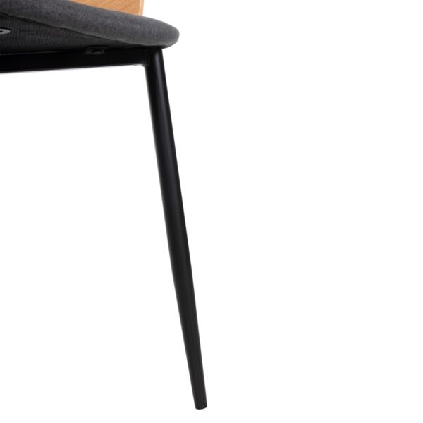 ΚΑΡΕΚΛΑ VELP HM9616.02 ΞΥΛΟ ΣΕ ΦΥΣΙΚΟ-ΓΚΡΙ ΥΦΑΣΜΑ-ΜΑΥΡΑ ΜΕΤΑΛ. ΠΟΔΙΑ 55,5x50x79Υεκ. - Image 10