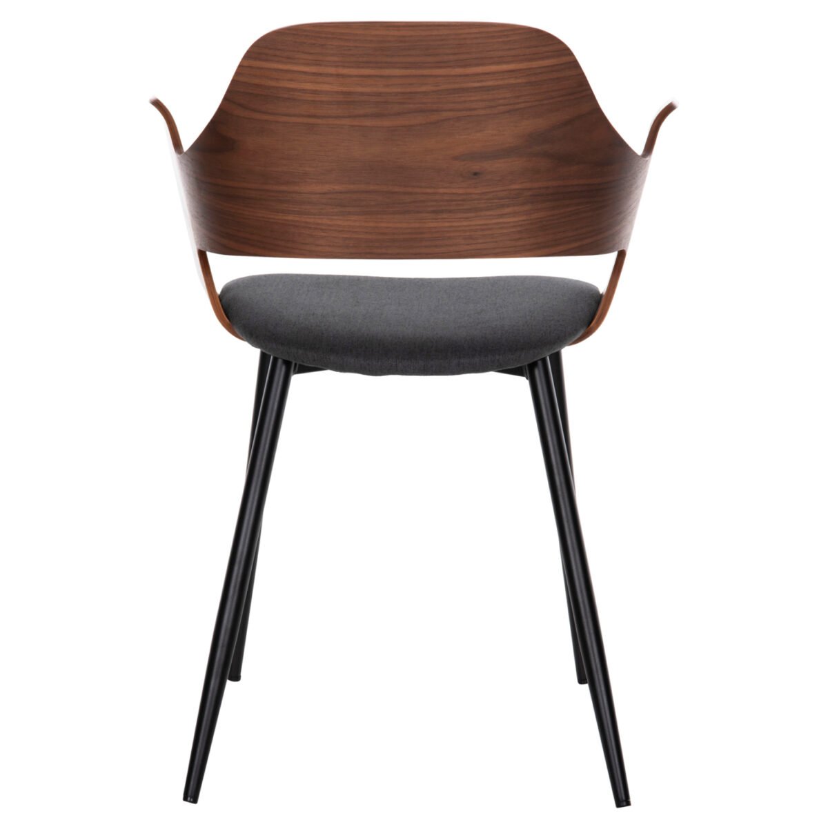 ΚΑΡΕΚΛΑ VELP HM9616.04 ΞΥΛΟ ΣΕ ΚΑΡΥΔΙ-ΓΚΡΙ ΥΦΑΣΜΑ-ΜΑΥΡΑ ΜΕΤΑΛ. ΠΟΔΙΑ 55,5x50x79Υεκ. - Image 6