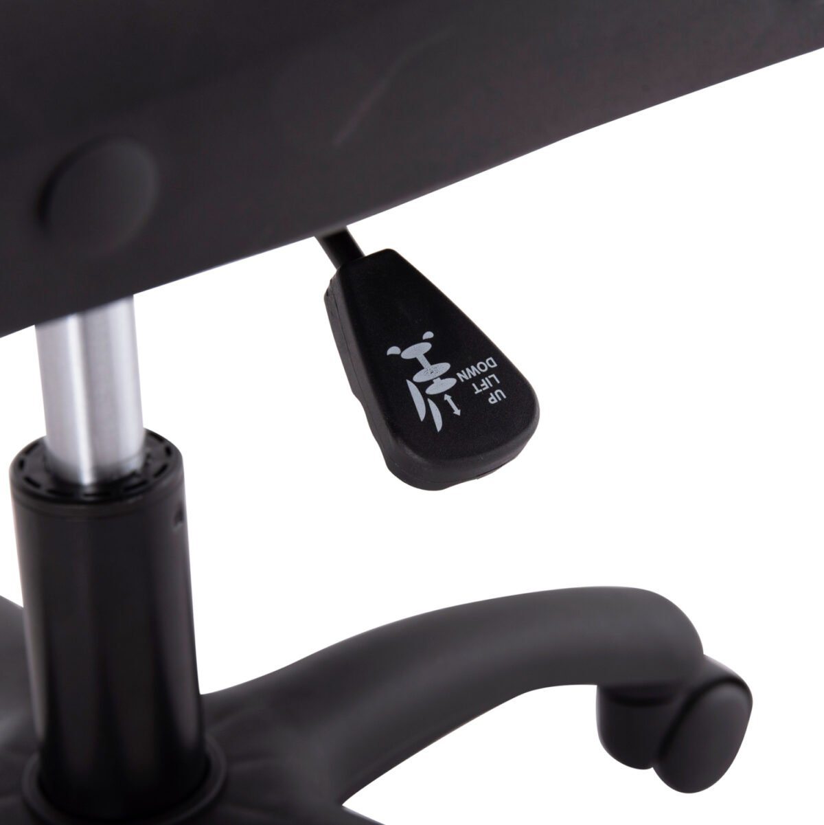 ΚΑΡΕΚΛΑ ΓΡΑΦΕΙΟΥ PORTIMA HM1197.03 ΓΚΡΙ PVC-ΜΑΥΡΟΣ NYLON ΣΚΕΛΕΤΟΣ & ΒΑΣΗ 66.5x60x97Υεκ - Image 9