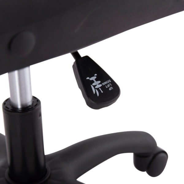 ΚΑΡΕΚΛΑ ΓΡΑΦΕΙΟΥ PORTIMA HM1197.03 ΓΚΡΙ PVC-ΜΑΥΡΟΣ NYLON ΣΚΕΛΕΤΟΣ & ΒΑΣΗ 66.5x60x97Υεκ - Image 9