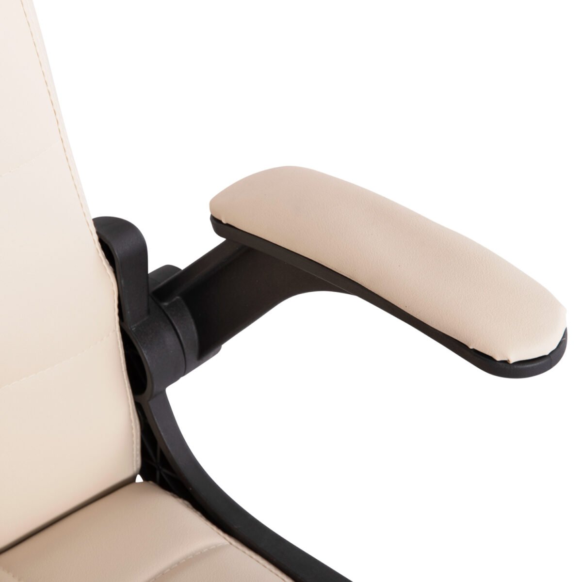 ΚΑΡΕΚΛΑ ΓΡΑΦΕΙΟΥ PORTIMA HM1197.04 ΜΠΕΖ PVC-ΜΑΥΡΟΣ NYLON ΣΚΕΛΕΤΟΣ & ΒΑΣΗ 66.5x57x97Υεκ - Image 8