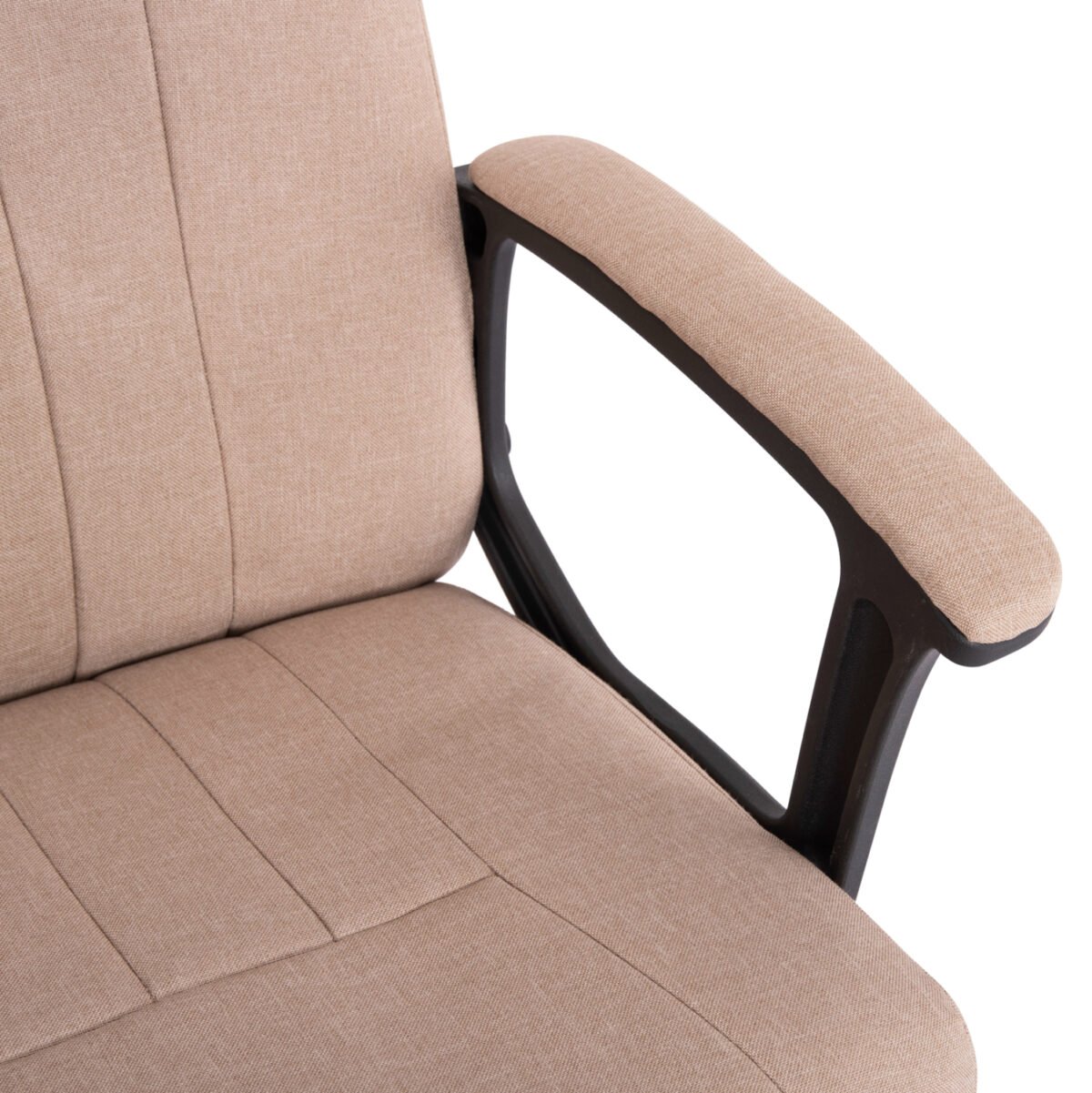 ΚΑΡΕΚΛΑ ΓΡΑΦΕΙΟΥ NIMBLE HM1199.13 ΜΠΕΖ ΥΦΑΣΜΑ-ΜΑΥΡΟΣ ΣΚΕΛΕΤΟΣ&ΒΑΣΗ NYLON 59x64x122Υεκ - Image 7