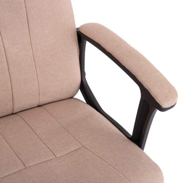 ΚΑΡΕΚΛΑ ΓΡΑΦΕΙΟΥ NIMBLE HM1199.13 ΜΠΕΖ ΥΦΑΣΜΑ-ΜΑΥΡΟΣ ΣΚΕΛΕΤΟΣ&ΒΑΣΗ NYLON 59x64x122Υεκ - Image 7