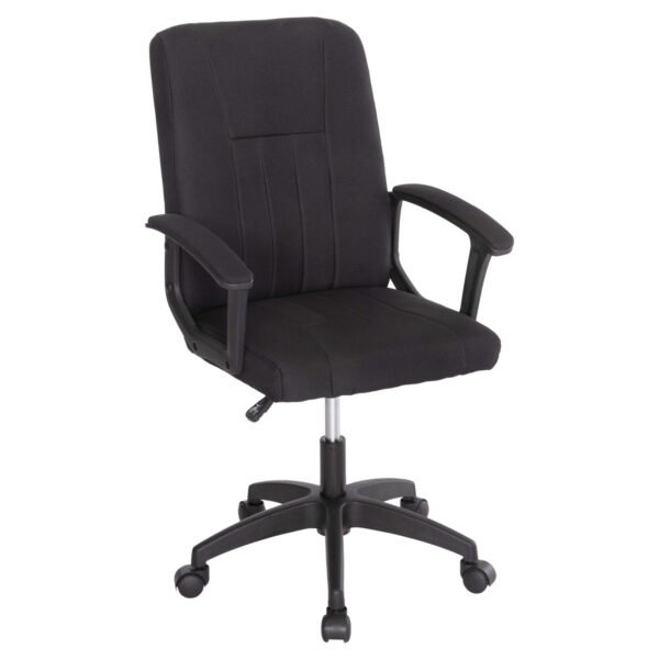 ΚΑΡΕΚΛΑ ΓΡΑΦΕΙΟΥ NIM HM1200.11 ΜΑΥΡΟ ΥΦΑΣΜΑ-ΜΑΥΡΟΣ ΣΚΕΛΕΤΟΣ & ΒΑΣΗ NYLON 58x61x101.5Υεκ