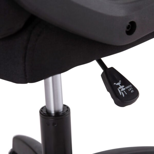 ΚΑΡΕΚΛΑ ΓΡΑΦΕΙΟΥ NIM HM1200.11 ΜΑΥΡΟ ΥΦΑΣΜΑ-ΜΑΥΡΟΣ ΣΚΕΛΕΤΟΣ & ΒΑΣΗ NYLON 58x61x101.5Υεκ - Image 9