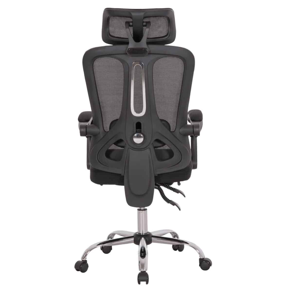 ΚΑΡΕΚΛΑ ΓΡΑΦΕΙΟΥ BARNET HM18258.01 ΜΑΥΡΟ MESH-ΜΑΥΡΟΣ ΣΚΕΛΕΤΟΣ NYLON 61x62x123Υ - Image 6