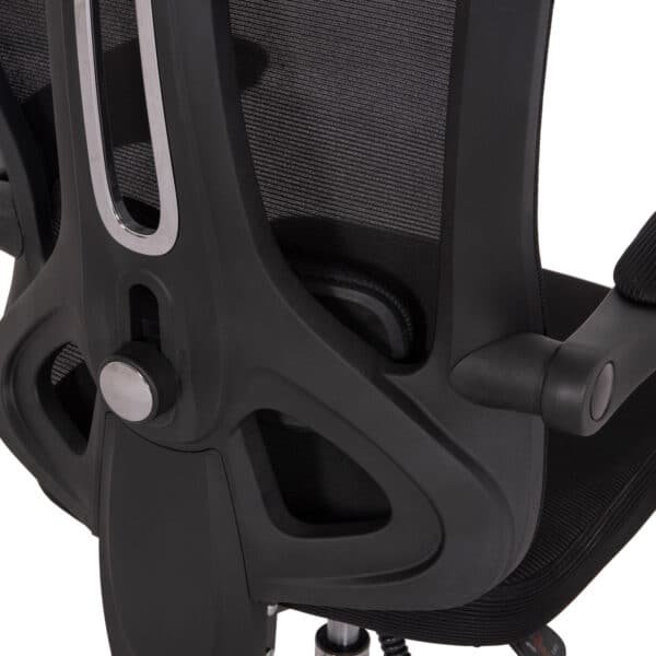 ΚΑΡΕΚΛΑ ΓΡΑΦΕΙΟΥ BARNET HM18258.01 ΜΑΥΡΟ MESH-ΜΑΥΡΟΣ ΣΚΕΛΕΤΟΣ NYLON 61x62x123Υ - Image 10