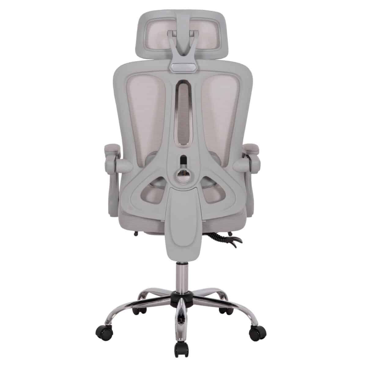 ΚΑΡΕΚΛΑ ΓΡΑΦΕΙΟΥ BARNET HM18258.02 ΓΚΡΙ MESH-ΓΚΡΙ ΣΚΕΛΕΤΟΣ NYLON 61x62x123Υ - Image 6