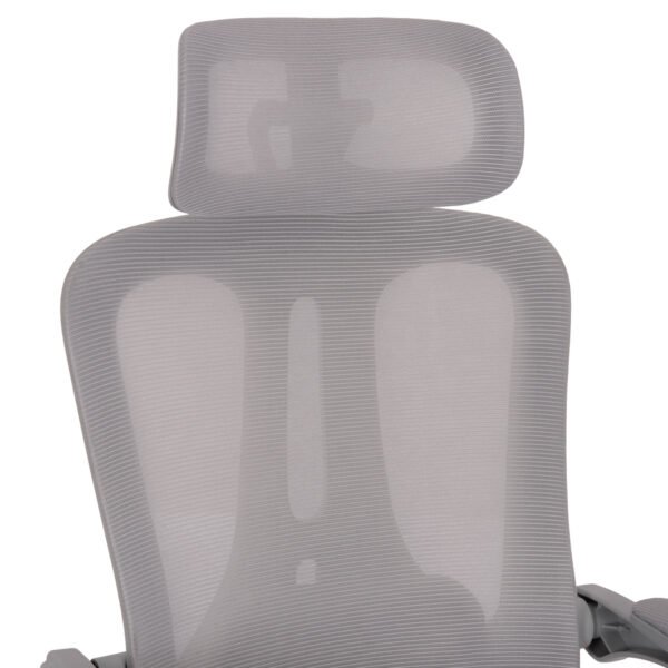 ΚΑΡΕΚΛΑ ΓΡΑΦΕΙΟΥ BARNET HM18258.02 ΓΚΡΙ MESH-ΓΚΡΙ ΣΚΕΛΕΤΟΣ NYLON 61x62x123Υ - Image 7