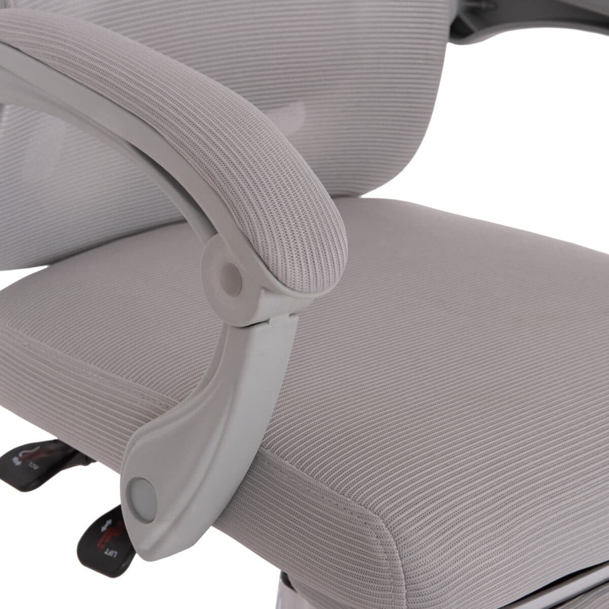 ΚΑΡΕΚΛΑ ΓΡΑΦΕΙΟΥ BARNET HM18258.02 ΓΚΡΙ MESH-ΓΚΡΙ ΣΚΕΛΕΤΟΣ NYLON 61x62x123Υ - Image 8