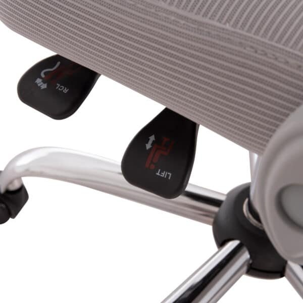 ΚΑΡΕΚΛΑ ΓΡΑΦΕΙΟΥ BARNET HM18258.02 ΓΚΡΙ MESH-ΓΚΡΙ ΣΚΕΛΕΤΟΣ NYLON 61x62x123Υ - Image 9