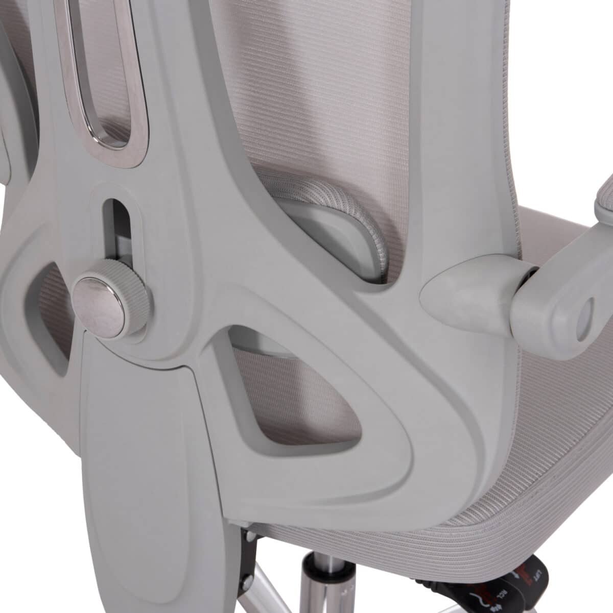 ΚΑΡΕΚΛΑ ΓΡΑΦΕΙΟΥ BARNET HM18258.02 ΓΚΡΙ MESH-ΓΚΡΙ ΣΚΕΛΕΤΟΣ NYLON 61x62x123Υ - Image 10