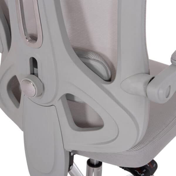 ΚΑΡΕΚΛΑ ΓΡΑΦΕΙΟΥ BARNET HM18258.02 ΓΚΡΙ MESH-ΓΚΡΙ ΣΚΕΛΕΤΟΣ NYLON 61x62x123Υ - Image 10