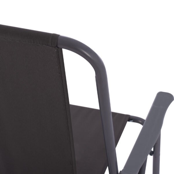 ΚΑΡΕΚΛΑ ΠΑΡΑΛΙΑΣ DEVAL ΜΕ ΨΗΛΗ ΠΛΑΤΗ ΠΤΥΣΣΟΜΕΝΗ ΓΚΡΙ HM5148.01 ΜΕΤΑΛΛΙΚΗ - Image 10