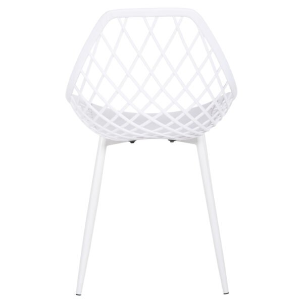 ΚΑΡΕΚΛΑ ΠΟΛΥΠΡΟΠΥΛΕΝΙΟΥ LIO ΛΕΥΚΗ ΜΕ ΛΕΥΚΑ ΜΕΤΑΛΛΙΚΑ ΠΟΔΙΑ HM9524.11 52x53x82Υεκ. - Image 6