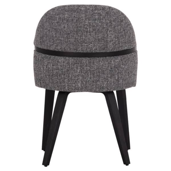 ΚΑΡΕΚΛΑ ΤΡΑΠΕΖΑΡΙΑΣ DEKKER HM18249.02 PLYWOOD ΜΑΥΡΟ--ΥΦΑΣΜΑ ΓΚΡΙ 50x60x80Υεκ. - Image 6