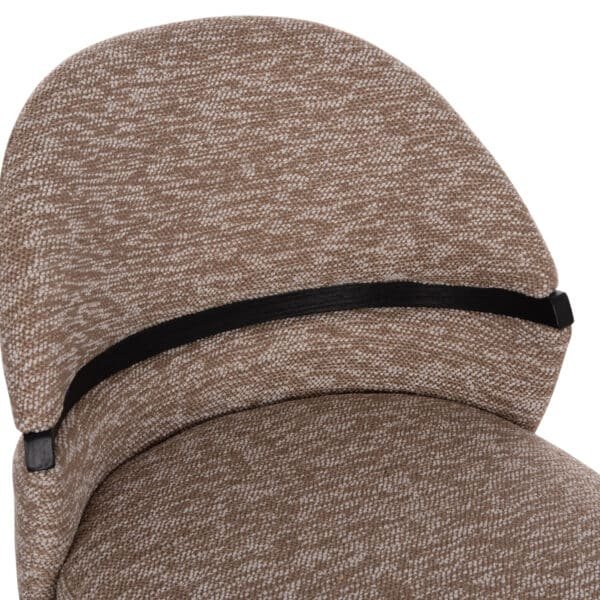 ΚΑΡΕΚΛΑ ΤΡΑΠΕΖΑΡΙΑΣ DEKKER HM18249.03 PLYWOOD ΜΑΥΡΟ--ΥΦΑΣΜΑ ΚΑΦΕ 50x60x80Υεκ. - Image 7