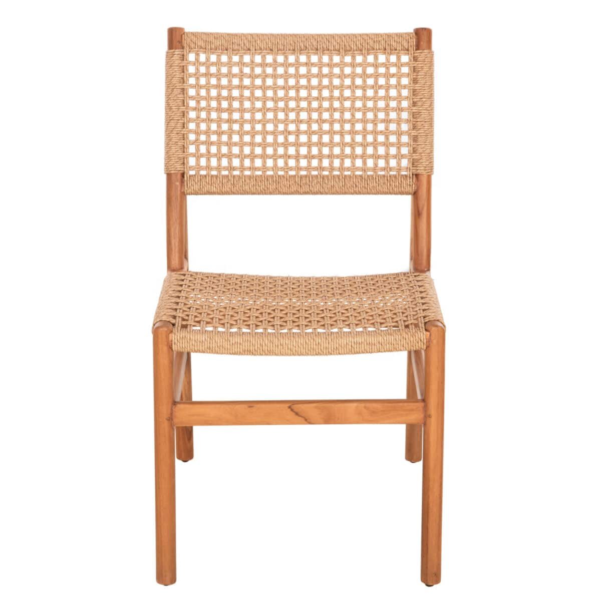 ΚΑΡΕΚΛΑ ΤΡΑΠΕΖΑΡΙΑΣ DINIZ HM6554 ΞΥΛΟ TEAK ΦΥΣΙΚΟ--ΣΥΝΘ.ΣΧΟΙΝΙ 48x60x84Υεκ. - Image 3