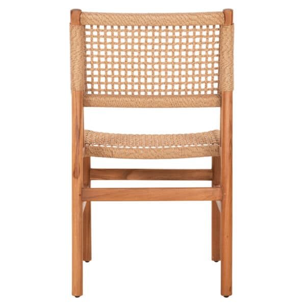 ΚΑΡΕΚΛΑ ΤΡΑΠΕΖΑΡΙΑΣ DINIZ HM6554 ΞΥΛΟ TEAK ΦΥΣΙΚΟ--ΣΥΝΘ.ΣΧΟΙΝΙ 48x60x84Υεκ. - Image 6