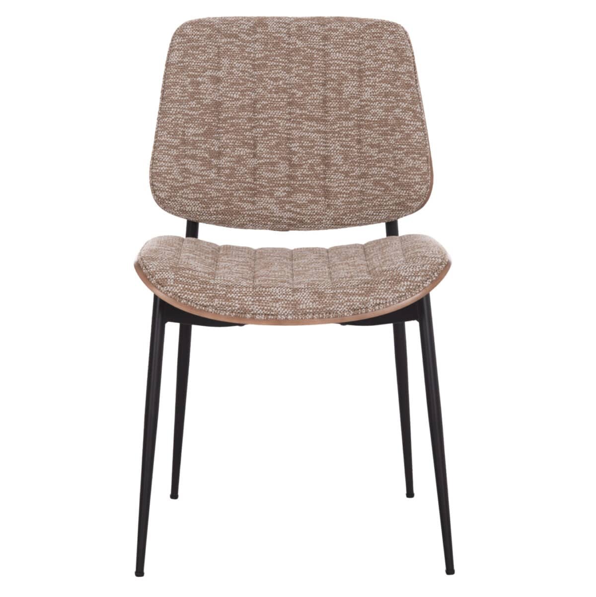 ΚΑΡΕΚΛΑ ΤΡΑΠΕΖΑΡΙΑΣ CONTI HM9983.02 ΜΑΥΡΟ ΜΕΤΑΛΛΟ--ΚΑΦΕ ΥΦΑΣΜΑ 49x56x82Υεκ. - Image 3