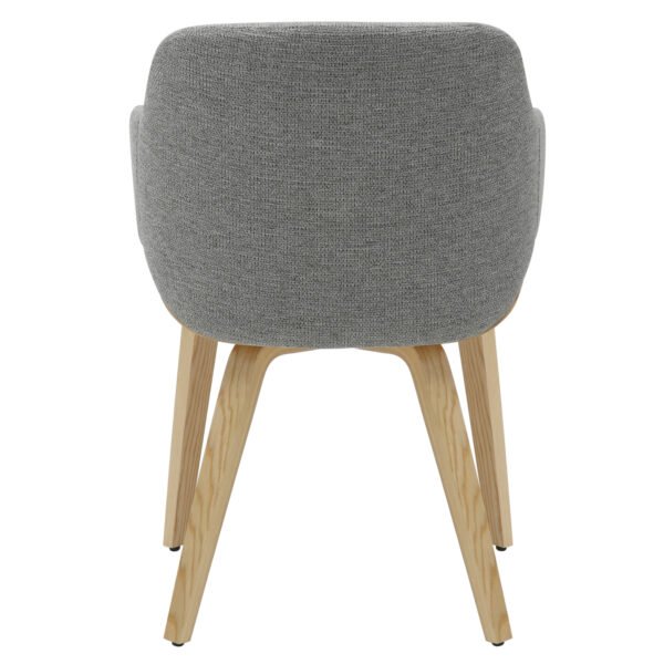 ΚΑΡΕΚΛΑ ΤΡΑΠΕΖΑΡΙΑΣ PRIETO HM9989.01 ΣΚΕΛΕΤΟΣ Κ.Π. ΟΑΚ-ΓΚΡΙ ΥΦΑΣΜΑ 54,5x44x89,5Υεκ. - Image 6