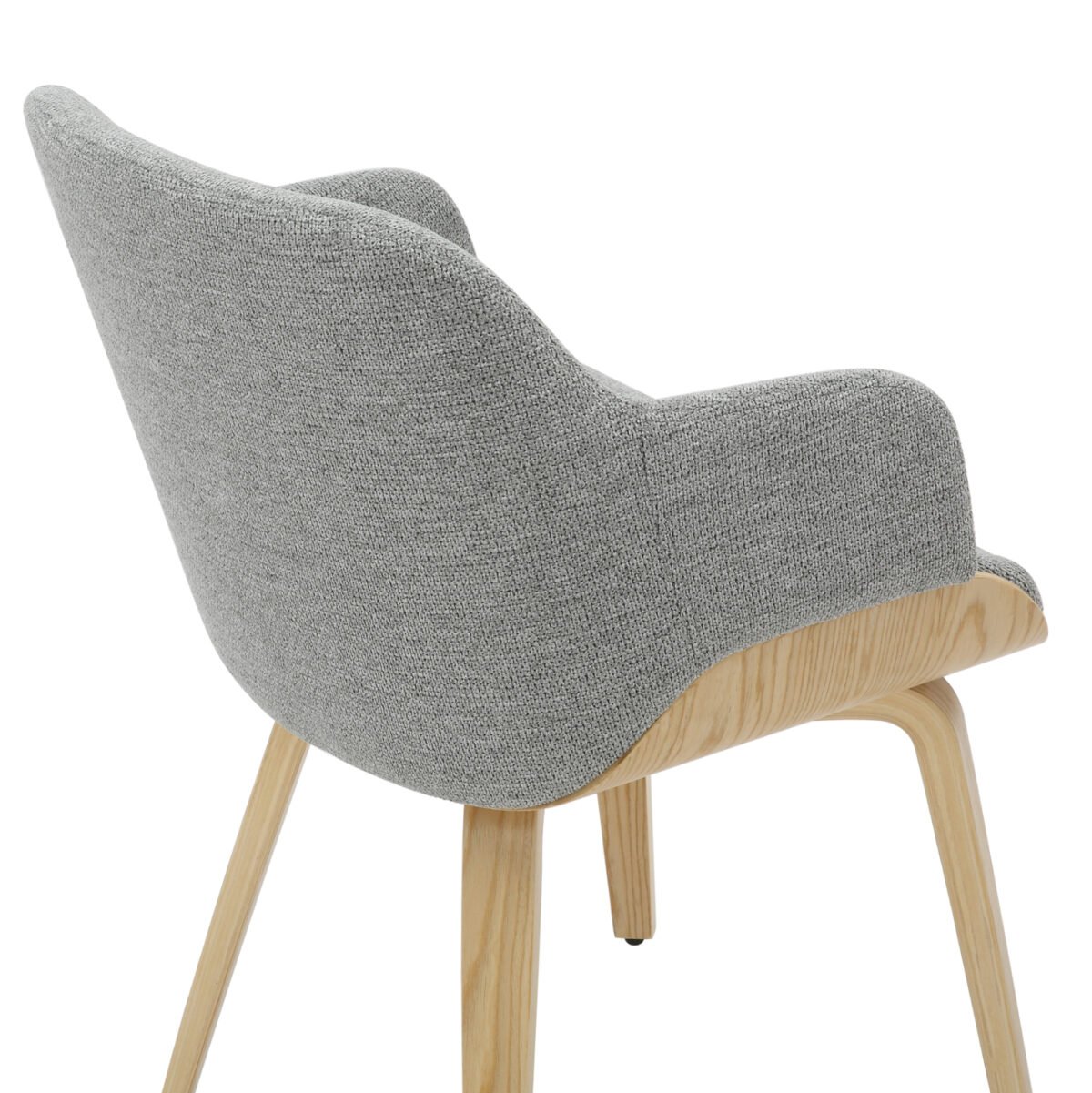 ΚΑΡΕΚΛΑ ΤΡΑΠΕΖΑΡΙΑΣ PRIETO HM9989.01 ΣΚΕΛΕΤΟΣ Κ.Π. ΟΑΚ-ΓΚΡΙ ΥΦΑΣΜΑ 54,5x44x89,5Υεκ. - Image 9