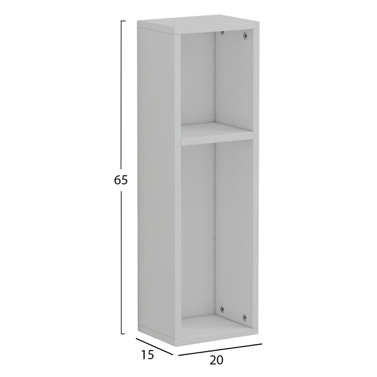 ΚΟΜΟΔΙΝΟ ΕΠΙΤΟΙΧΙΟ BONEN HM8936.11 ΜΕΛΑΜΙΝΗ ΣΕ ΛΕΥΚΟ 20x15x65Y εκ. - Image 2